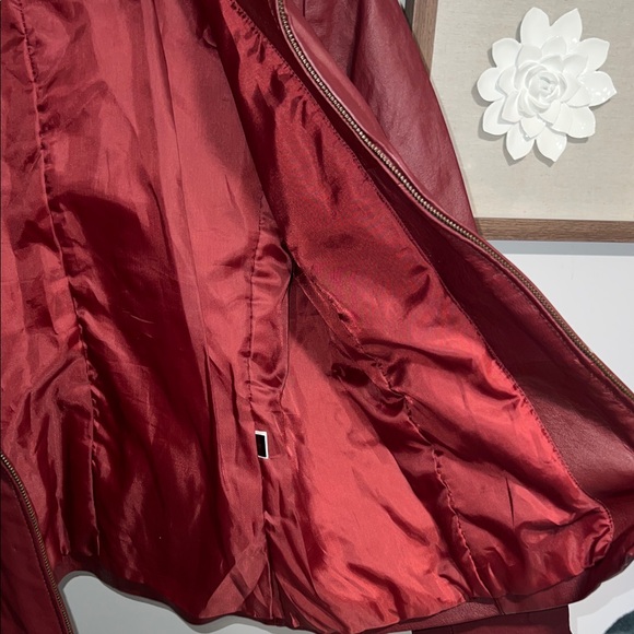 Bagatelle vintage genuine leather burgundy jacket - Picture 5 of 9